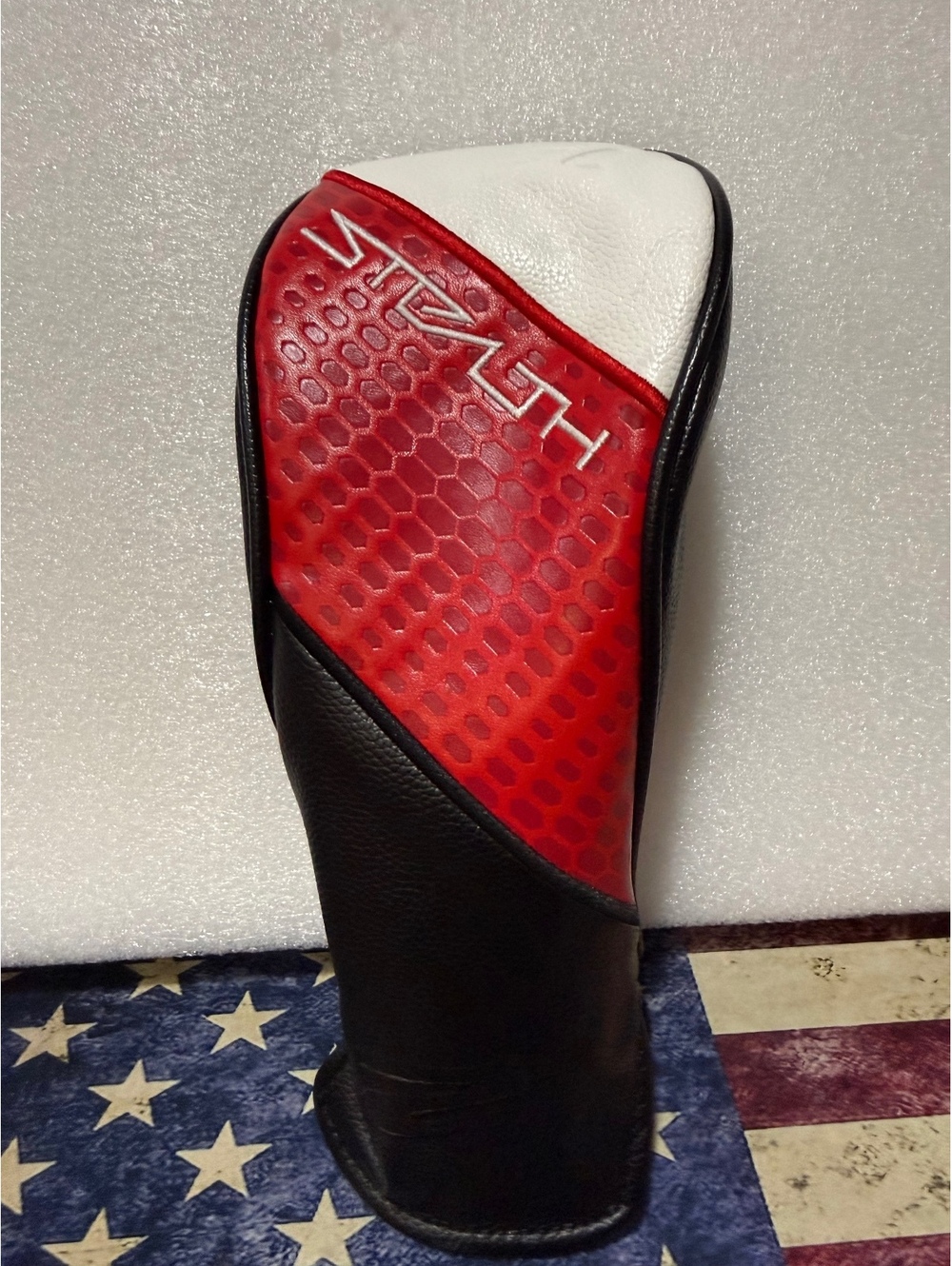 TaylorMade M4 Rescue Hybrid 2 Golf Headcover Red Black White Sporty
